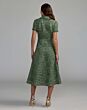 Mac Duggal 21420 Emerald Multicolor Boucle Midi Dress