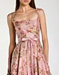 Mac Duggal 27767 Square Neck Floral Brocade Pink Dress