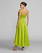 Mac Duggal 27826 Sleeveless Front Bow Satin A-Line Dress