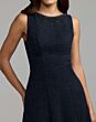 Mac Duggal 27870 Midnight Blue A-Line Midi Dress
