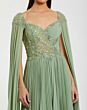 Mac Duggal 37034 Sweetheart Neck Ruched Bodice Sage Dress