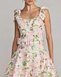 Mac Duggal 50112 Tiered Skirt Floral White Multicolor Dress