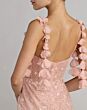Mac Duggal 56259 Floral Applique Strap Beaded Rose Dress