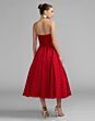Mac Duggal 56273 Red Polka Dot Midi Dress