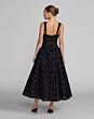 Mac Duggal 56282 Black Polka Dot Midi Dress