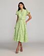 Mac Duggal 56320 Buckle Belt Mandarin Collar Sage Dress