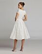 Mac Duggal 56324 Cap Sleeve Embroidered Lace Ivory Dress