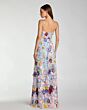 Mac Duggal 56331 Spaghetti Strap Floral Powder Blue Dress