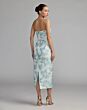 Mac Duggal 68621 Strapless Back Slit French Blue Dress