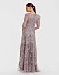 Mac Duggal 68908 V-Neck Illusion Sleeve A-Line Dress