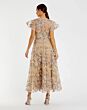 Mac Duggal 68920 Sheer Neck A-Line Nude Dress