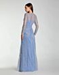 Mac Duggal 69012 Long Sleeve Illusion Neck A-Line Dress