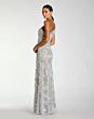 Mac Duggal 69077 Fitted Asymmetric Neck Powder Blue Dress