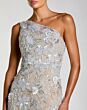 Mac Duggal 69077 Fitted Asymmetric Neck Powder Blue Dress