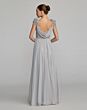 Mac Duggal 69088 Cowl Neck A-Line Ruched Bodice Dress