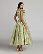 Mac Duggal 69160 Shoulder Bow Brocade Green Dress