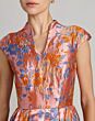 Mac Duggal 69171 Cap Sleeve V-Neck Pink Dress
