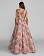 Mac Duggal 69177 V-Back Sleeveless Rose Brocade Dress