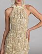Mac Duggal 69189 Halter Neck Mermaid Silhouette Butter Dress