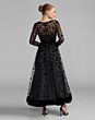 Mac Duggal 69200 Black Long Sleeve Midi Dress