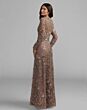 Mac Duggal 69231 Scoop Neckline Embellished Toasted Almond Dress