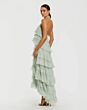 Mac Duggal 8276 Halter Neck Ruffle Tent Silhouette Dress