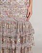 Mac Duggal 8412 Sleeveless High Neck Pastel Multicolor Dress