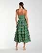 Mac Duggal 8459 Tiered Skirt Strapless A-Line Green Dress