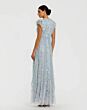 Mac Duggal 9366 Flutter Sleeve A-Line Powder Blue Dress