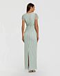Mac Duggal 94147 Cap Sleeve Beaded Waist Column Dress