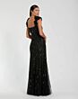 Mac Duggal 94223 Scoop Neck Beaded Black Dress