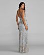 Mac Duggal 94311 Scalloped Neck Spaghetti Strap Fitted Dress