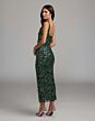 Mac Duggal 94441 Emerald Green Sequin Midi Dress