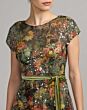 Mac Duggal 94444 Multicolor Cap Sleeve Scoop Neckline Dress