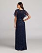 Mac Duggal 9914523P Blouson Top Embellished Nude Gold Dress