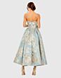 Mac Duggal 9920726P Strapless Blue Brocade A-Line Dress
