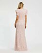Mac Duggal 9924003P Blush Pink Puff Sleeve Fitted Dress