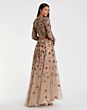 Mac Duggal 995533P Antique Rose Long Sleeve Jewel Neckline Dress