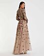 Mac Duggal 995533P Antique Rose Long Sleeve Jewel Neckline Dress