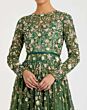 Mac Duggal 995533P Antique Rose Long Sleeve Jewel Neckline Dress