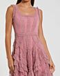 Mac Duggal 998250P Antique Rose Scoop Neckline A-Line Dress