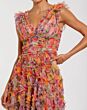 Mac Duggal 998303P Multicolor Ruffle A-Line Dress