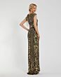 Mac Duggal 4908 Fringe Sleeve Embellished Dress