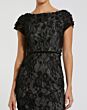 Mac Duggal 67711 Floral Appliques Cap Sleeve Dress