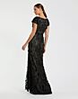 Mac Duggal 67711 Floral Appliques Cap Sleeve Dress