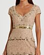 Mac Duggal 9089 Queen Anne Neckline Beaded Dress