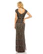 Mac Duggal 9089 Queen Anne Neckline Beaded Dress
