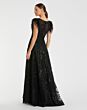 Mac Duggal 20296 Feather Sleeve Embroidered Dress