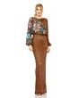 Mac Duggal 5615 Blouson Top Floral Dress