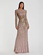 Mac Duggal 5641 Knotted Waist Embellished Dress